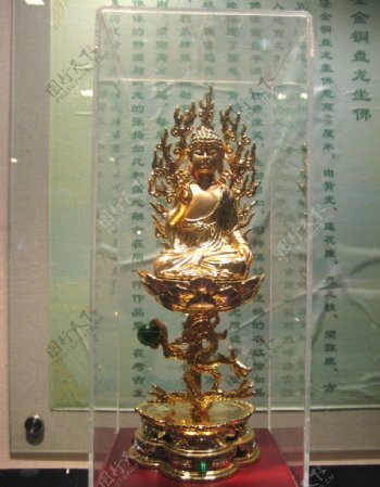 雷峰塔古董铜雕佛像图片