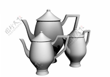 茶壶模型图片