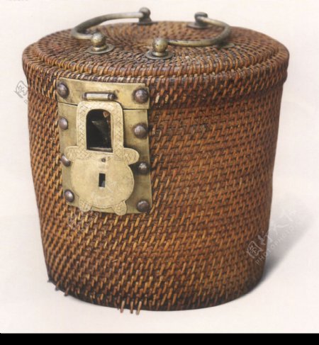 藤编茶壶箱图片