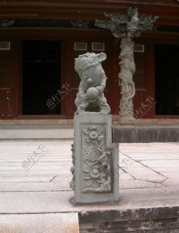 安溪文庙石狮图片