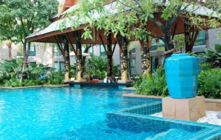 泰国曼谷诺富特酒店泳池图片