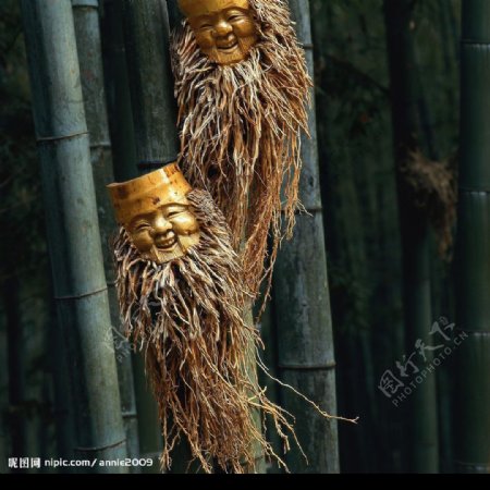 竹与雕图片