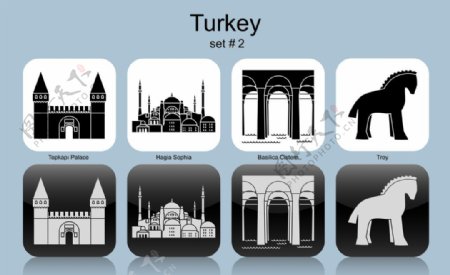 土耳其城市轮廓图片