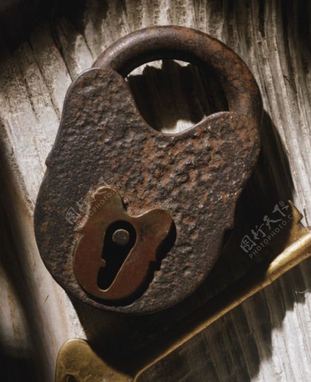 怀旧锁与钥匙图片