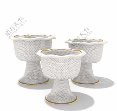 茶杯杯垫模型图片