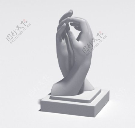 手雕塑模型图片