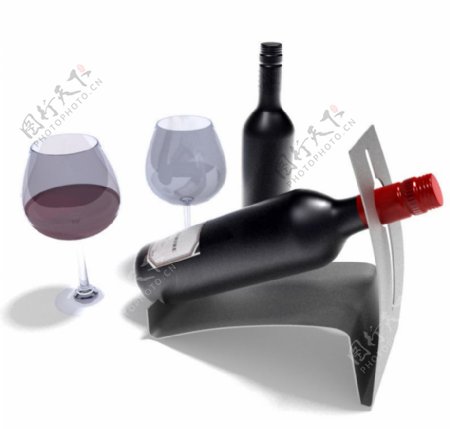 酒瓶酒瓶模型图片