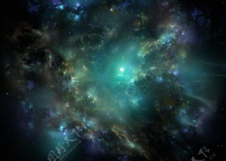 太空魔幻星云图片