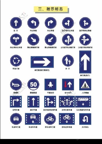 交通矢量图标指示标志图片