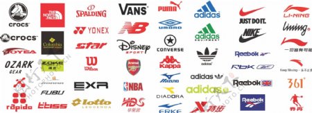 多款知名运动品牌logo图片