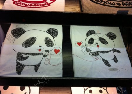 love熊猫图片