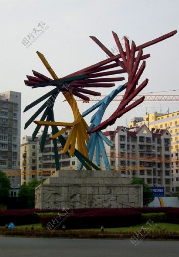 宜昌城市雕塑图片