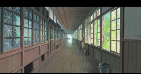 日式走廊图片