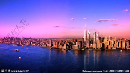 纽约城市背景图片