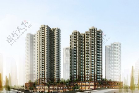 重庆中海国际社区建筑效果图图片