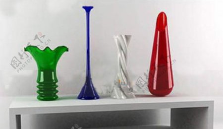精品玻璃装饰品3D模型图片