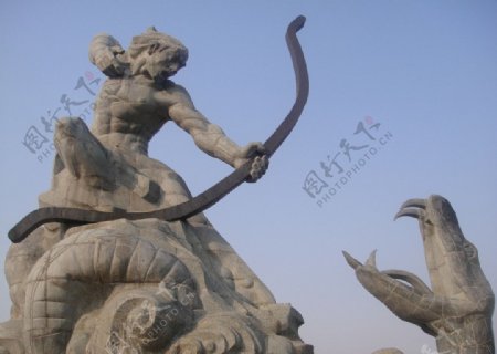 巴陵广场雕塑图片