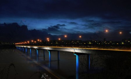 大桥夜景亮化照明设计方案图片