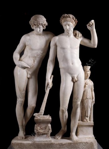 古希腊大理石雕像献祭图片