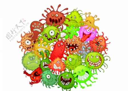 矢量病毒细菌图片