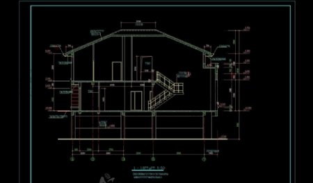 CAD别墅设计素材图片