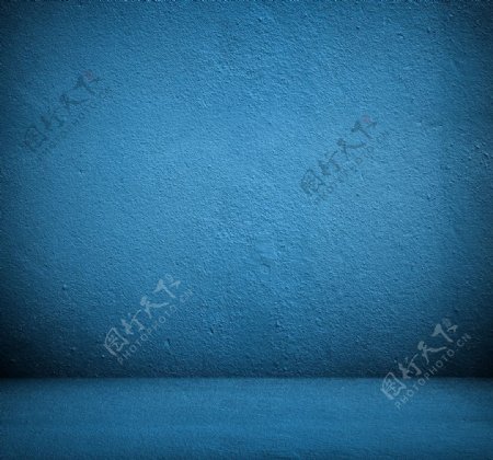 蓝色磨砂质感背景图片