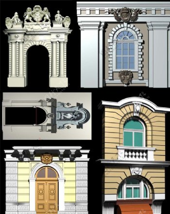 建筑门窗装饰图片