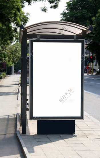 公交站牌图片