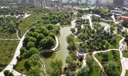渭南朝阳公园图片