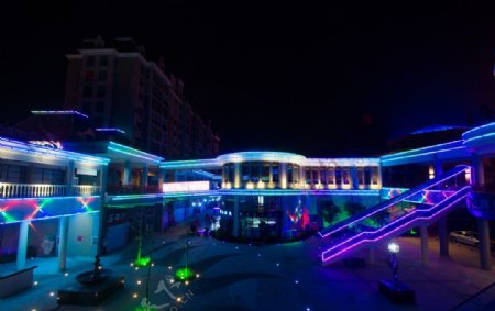 泰安宝龙澳门街夜景图片