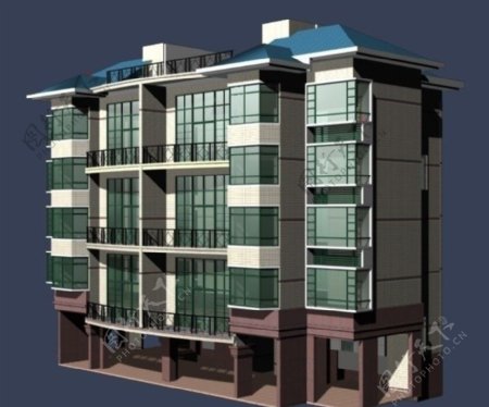 模型建筑MAX图片
