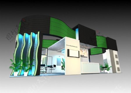 3D展厅展览展示设计模型图片