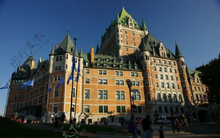 加拿大魁北克城堡大楼图片