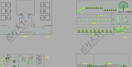 公园景观浮雕入口大门廊架图片