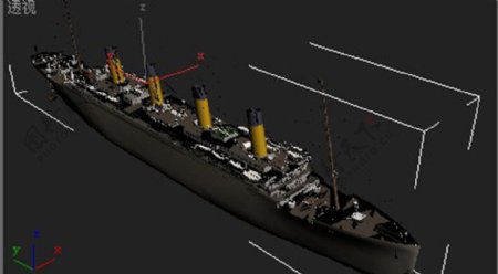 泰坦尼克号3d模型图片
