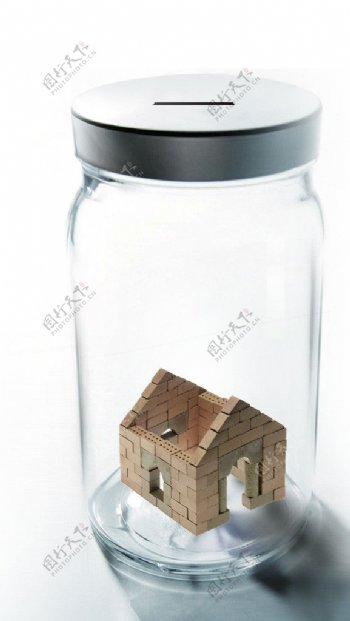 瓶子房子图片