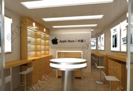 苹果专卖店效果图设计图片