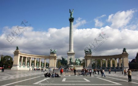 匈牙利风光英雄广场图片