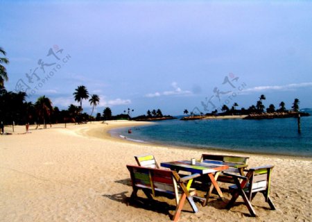 圣淘沙丹戎海滩图片