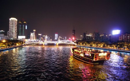 珠江夜景图片