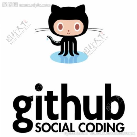 美国社交编程代码托管公司github标志图片