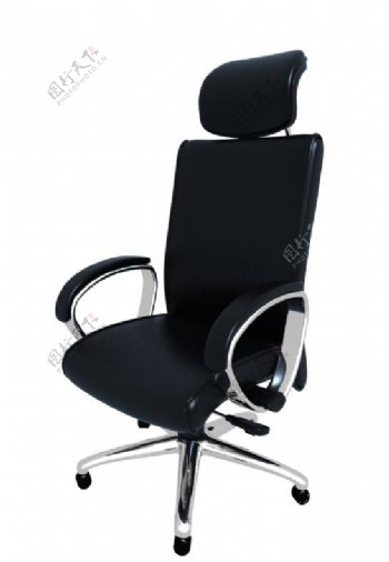 办公老板椅3DMAX模型图片