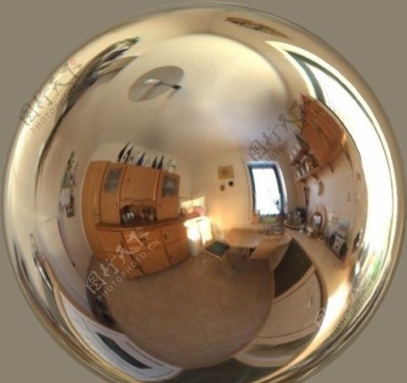 HDR厨房反射球图片