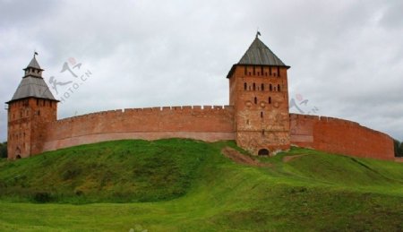 西欧城堡围墙图片
