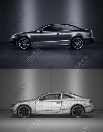 3D精美汽车模型图片
