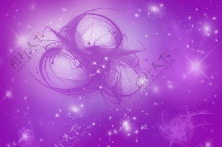 紫色夢幻星空底圖图片