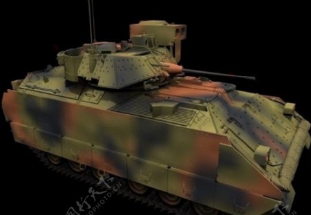 M2A2步战车三维模型图片