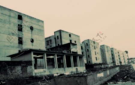 废弃的工业区图片