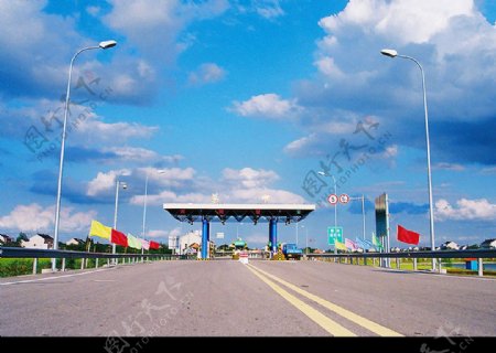 高速公路入口图片