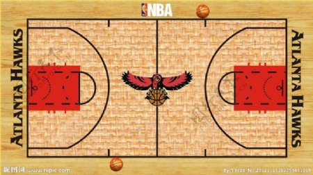 NBA老鹰队主场图片